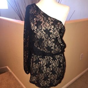 Bisou Bisou Black Lace Dress